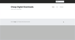 Desktop Screenshot of cheapdigitaldownloads.com