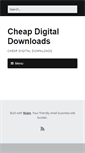 Mobile Screenshot of cheapdigitaldownloads.com